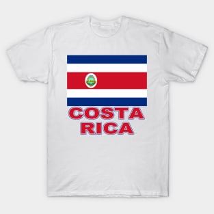 The Pride of Costa Rica - Costa Rican Flag Design T-Shirt